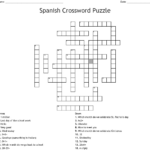 Spanish 2 Chapter 3B Crossword Wordmint Printable Spanish