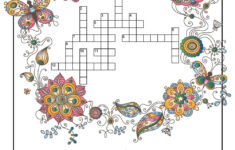 Spring Crossword Puzzle Free Printable Printable Template Free