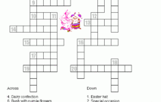 Squigly s Easter Crossword Puzzle Easter Crossword Easter Crossword