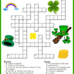 St Patrick S Day Crossword Puzzle Printable For Free St Patrick Day