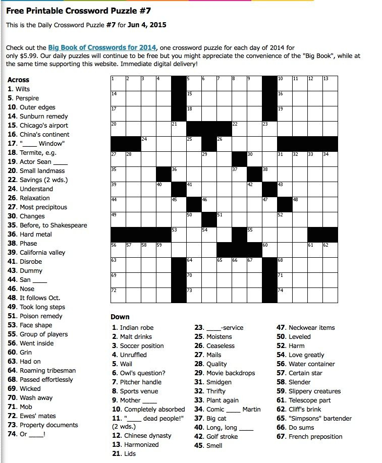 Star Magazine Crossword Puzzle Online Free How To Do This