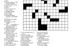 Star Tribune Crossword Puzzle Printable Printable Crossword Puzzles