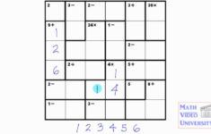 Sudoku 6X6 Easy X10 Youtube Sudoku Printable