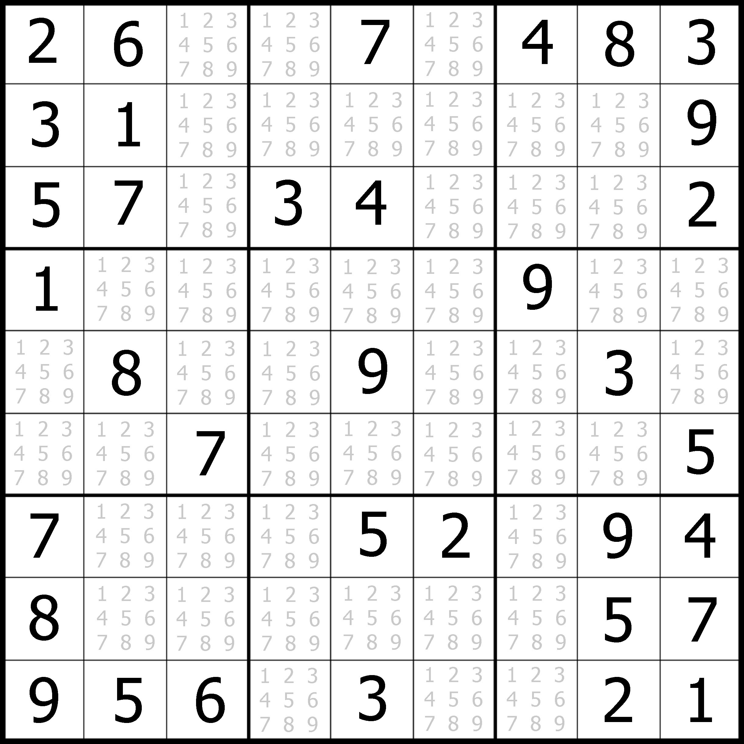 Sudoku Printable Puzzles Ellipsis Printable Sudoku Directions 