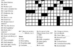 Usa Today Daily Printable Crossword Puzzle Printable Template 2021