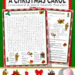 A Christmas Carol" Activities Charles Dickens Crossword Puzzle Regarding Christmas Carol By Charles Dickens Crossword Puzzles