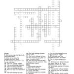 Choir Crossword Puzzle   Wordmint For Sing A Song Of Christmas Crossword Puzzles