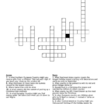 Christmas Around The World Crossword   Wordmint Intended For Christmas Around The World Crossword Puzzles Answer Key