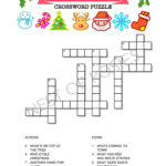 Christmas Crossword Puzzle Logo   Nest Of Posies Inside Christmas Crossword Puzzles For Kids