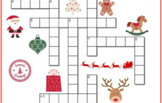 Christmas Crossword Puzzle Printable – Thrifty Momma'S Tips for Christmas Crossword Puzzles Printable For Adults