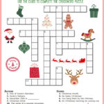 Christmas Holiday Indem Fill In Crossword Throughout Christmas Crossword Puzzles Worksheet