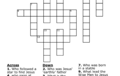 Christmas Luke 2:1-18 Crossword – Wordmint throughout Christmas Crossword Puzzles 2