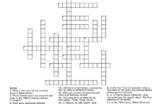 Christmas Movie Crossword - Wordmint throughout Christmas Movie Crossword Puzzles