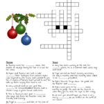 Christmas Song Lyric Crossword   Wordmint In Sing A Song Christmas Crossword Puzzles