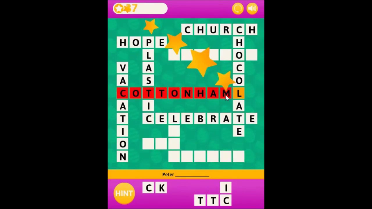 Easter Crossword Puzzle Gameplay with Answers to Christmas Crossword Puzzles On Abcya