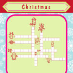 English For Kids Stepstep: Christmas Worksheets: Crossword Puzzles For Christmas Wreath Material Crossword Puzzles