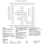 Nightmare Before Christmas Crossword   Wordmint With Nightmare Before Christmas Crossword Puzzles