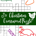 Printable Christmas Crossword Puzzle With Key In Christmas Wreath Material Crossword Puzzles