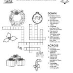 Santa'S Crossword • Beeloo Printable Crafts And Activities For Kids Regarding Sing A Song Of Christmas Crossword Puzzles