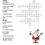 Spanish   Christmas Crossword   Wordmint For Spanish Christmas Crossword Puzzles