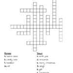 Spanish Christmas Crossword   Wordmint Inside Spanish Christmas Crossword Puzzles