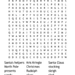 The North Pole Word Search   Wordmint Within Christmas At The North Pole Crossword Puzzles Answers