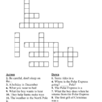 The Polar Express Crossword   Wordmint Regarding Christmas At The North Pole Crossword Puzzles Answers