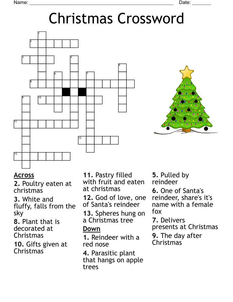 Twas The Night Before Christmas Word Search - Wordmint in Twas the Night Before Christmas Crossword Puzzles