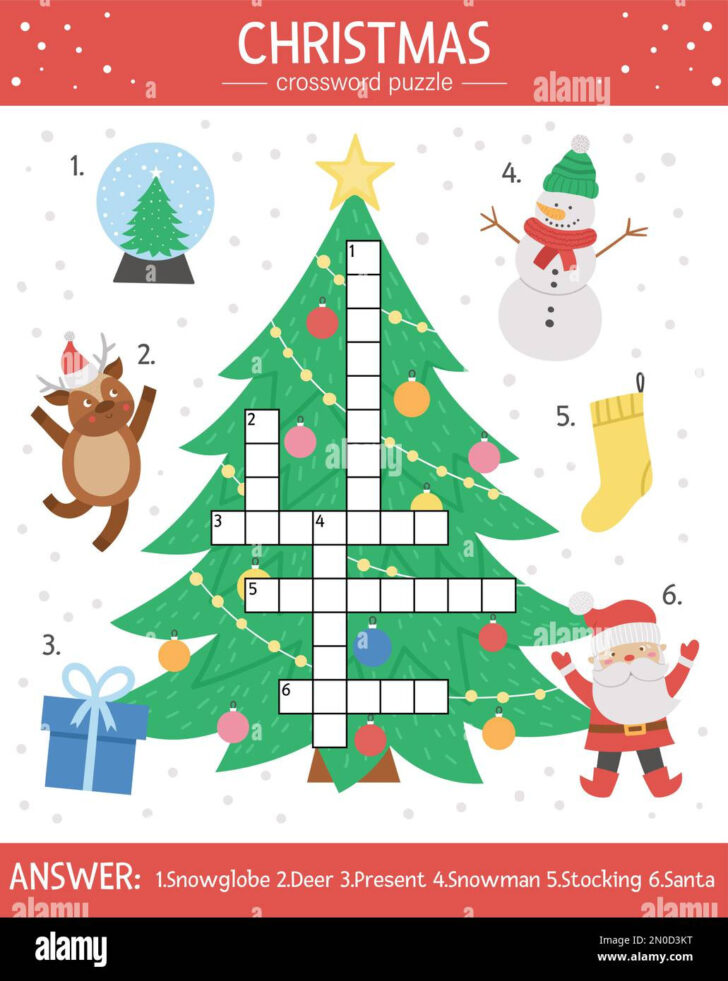 Christmas Decorations Crossword Puzzles Answers