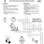 Wintery Crossword • Beeloo Printable Crafts And Activities For Kids Regarding Sing A Song Christmas Crossword Puzzles