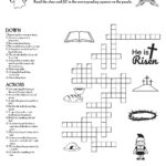Easter Crossword Puzzle • Beeloo Printable Crafts And Activities In Easter Crossword Puzzles Printable Worksheets