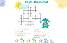 Easter Crossword Puzzle | National Parents Council regarding Easter Crossword Puzzles F