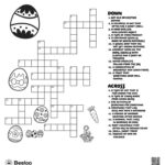 Easter Crossword Puzzle Pertaining To Easter Crossword Puzzles Printable Worksheets