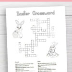 Free Printable Easter Crossword Puzzle | Fun Easter Activities For Regarding Easter Crossword Puzzles Printable Worksheets
