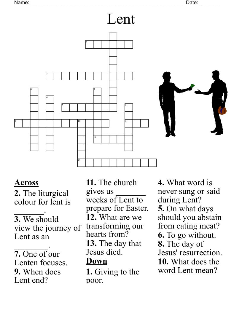 Liturgy And Mass Crossword - Wordmint pertaining to Easter Liturgy Crossword Puzzles Clue