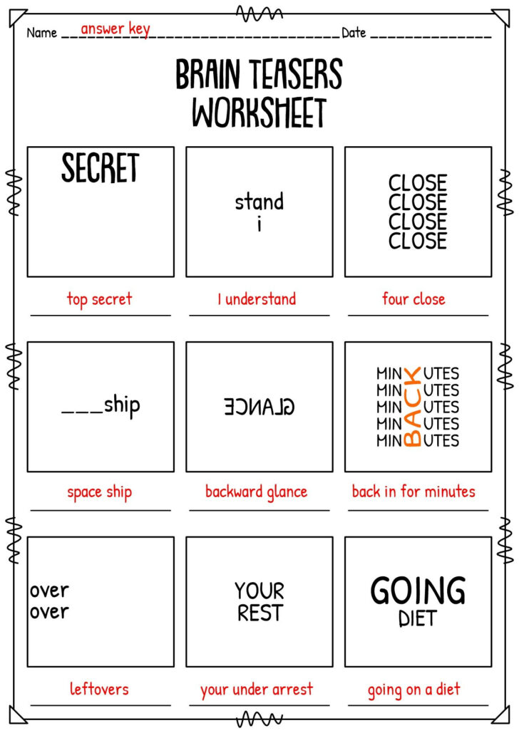 Tribonds Game Printable Free Worksheets
