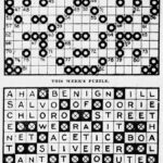 1924: The Year In Crosswords (3 Of 4)   T Campbell'S Grid Within Indianapolis Star Crossword Puzzle