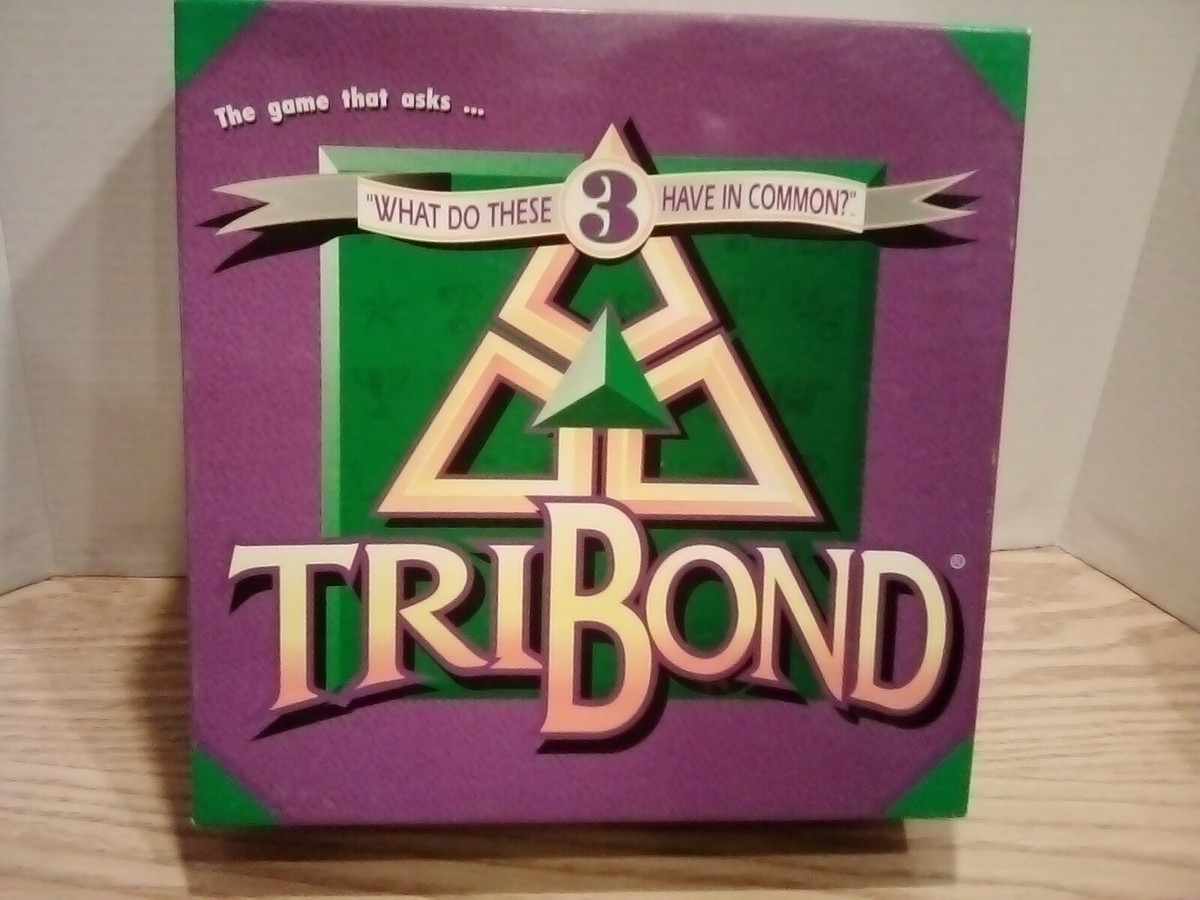 1992 Tribond Board Game Complete With Instructions. Ex throughout Tribond Questions and Answers January
