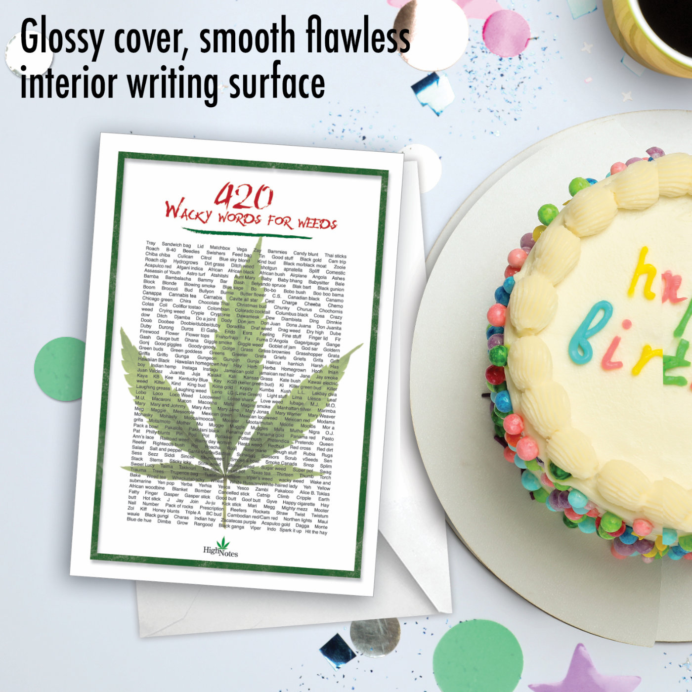 420 Wacky Words: Funny Birthday Greeting Card for Wacky Wordies Easter