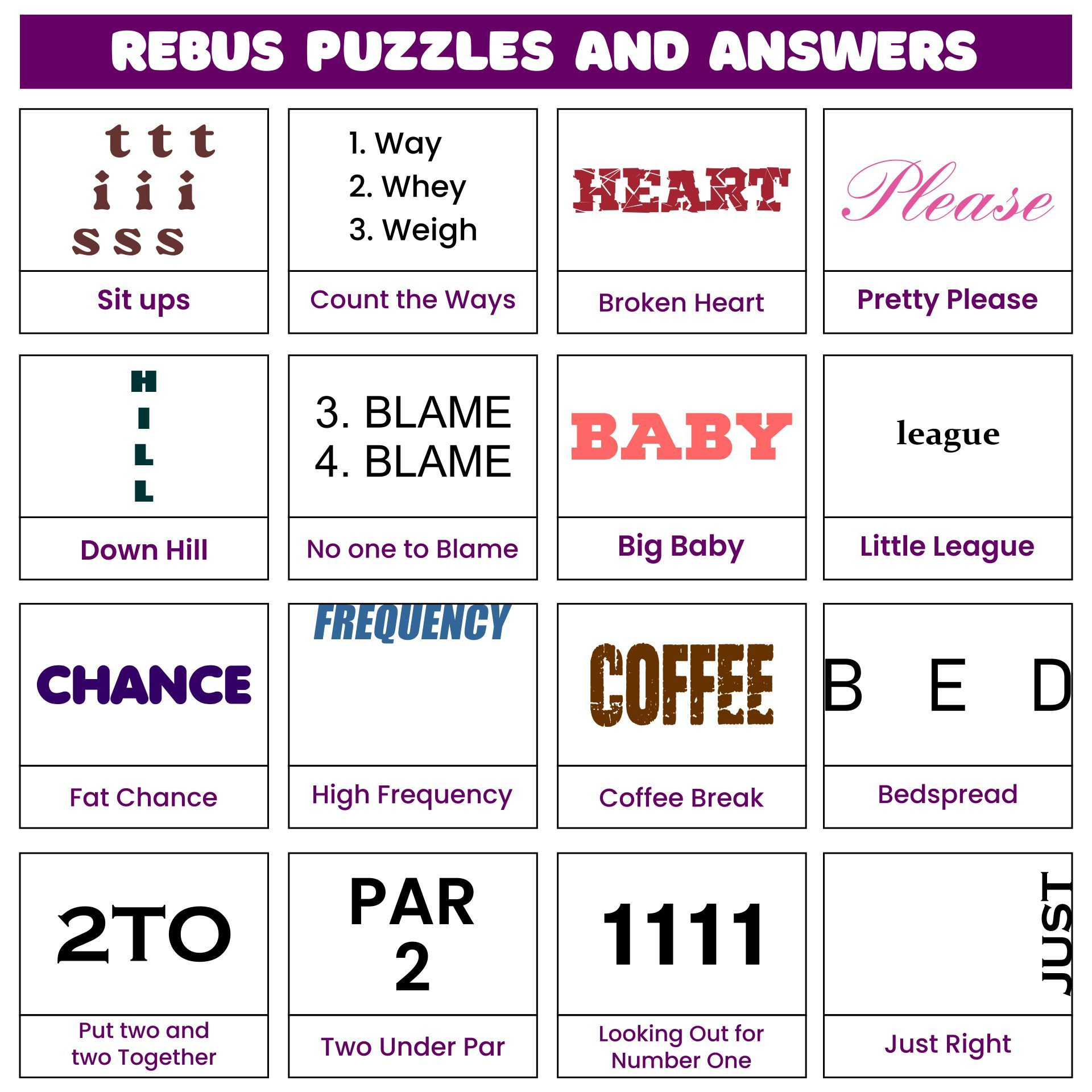 72 Rebus Puzzles Ideas | Rebus Puzzles, Word Puzzles, Word Puzzles regarding Printable Pictogram Puzzles with Answers