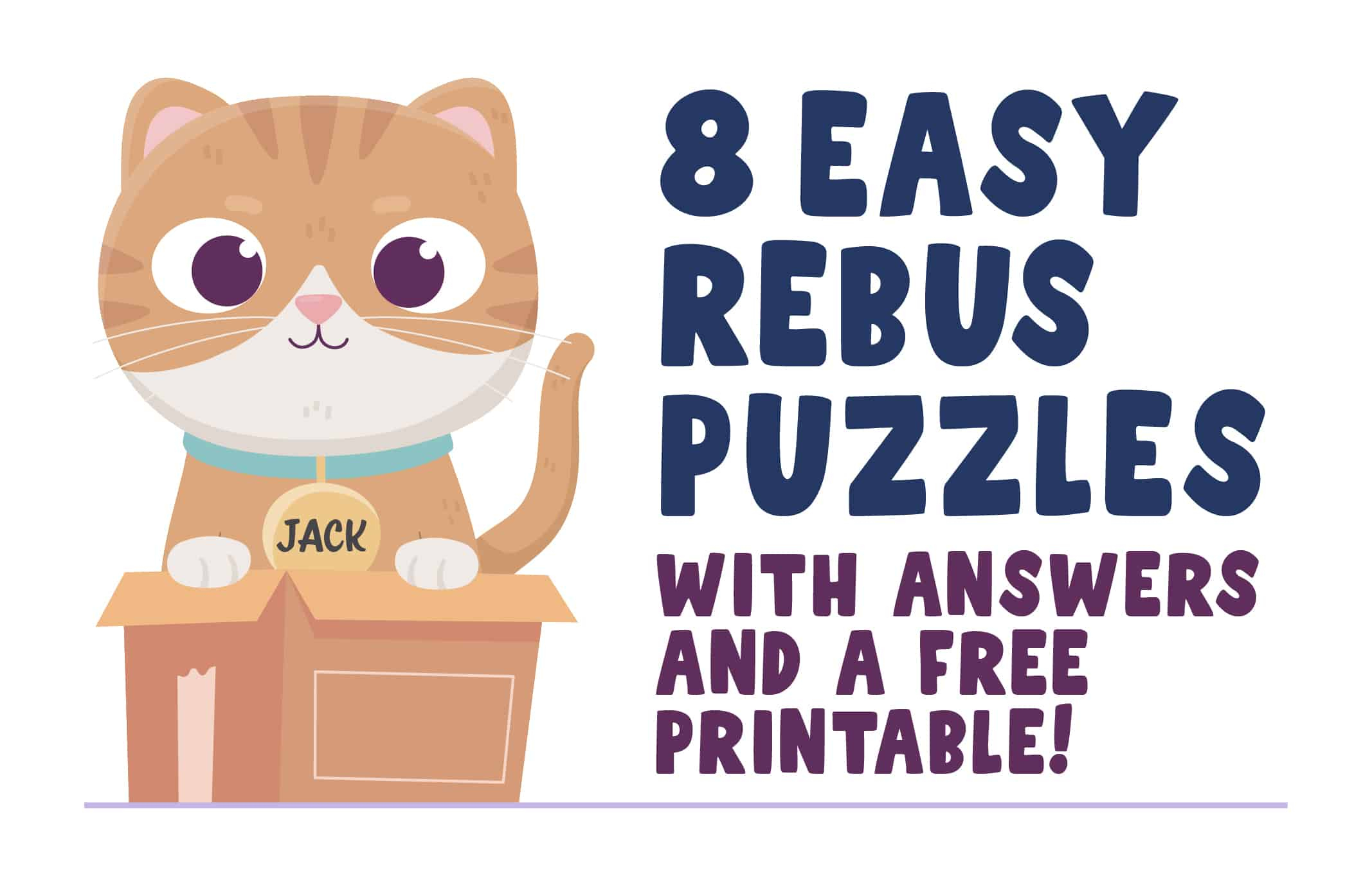 8 Easy Rebus Puzzles With Answers Plus A Free Printable - That&amp;#039;S for Free Printable Wacky Word Puzzles With Answers