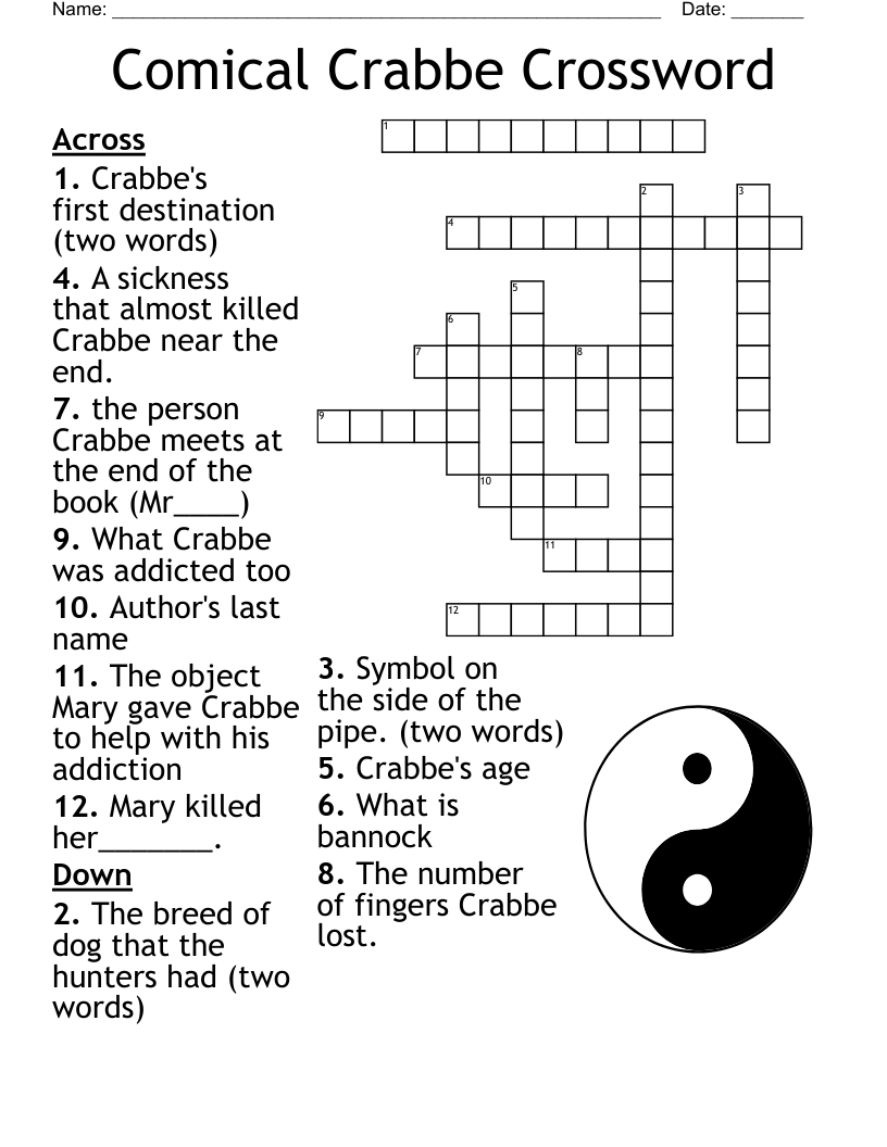 A Bsolutely Clueless X-Word Puzzle Crossword - Wordmint within Free Printable Clueless Crossword Puzzles