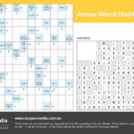 Arrow Word 14X14 (Pa) Throughout Free Arrow Word Puzzles Printable