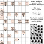 Arrow Word Puzzle Stock Vector Images   Alamy In Free Printable Arrow Word Crosswords
