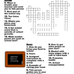 Back To School Crossword   Wordmint Pertaining To Fun Crossword For High School