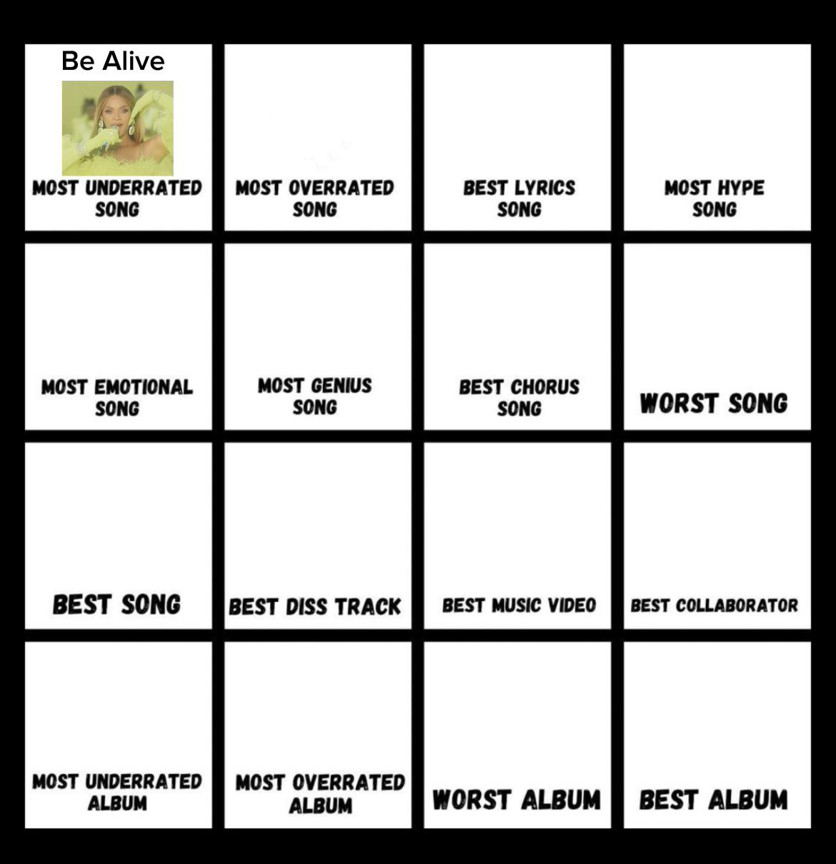 Be Alive Was Picked For Most Underrated Beyonce Song | What Is with Whatzit Puzzle Forgive Me Answers