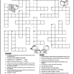 Book Themed Crossword Puzzle For Kids   Tree Valley Academy For Crossword With Word Bank Printable