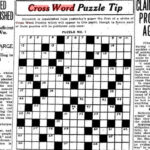 Can You Solve The Star'S First Ever Crossword Puzzle From 1924? Within Toronto Star Today Crossword Printable