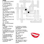 Character Traits Crossword Puzzle   Wordmint Inside Personality Traits Crossword Puzzle