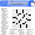 Charlotte Ledger Crosswords   The Charlotte Ledger For Free Printable Daily Crosswords